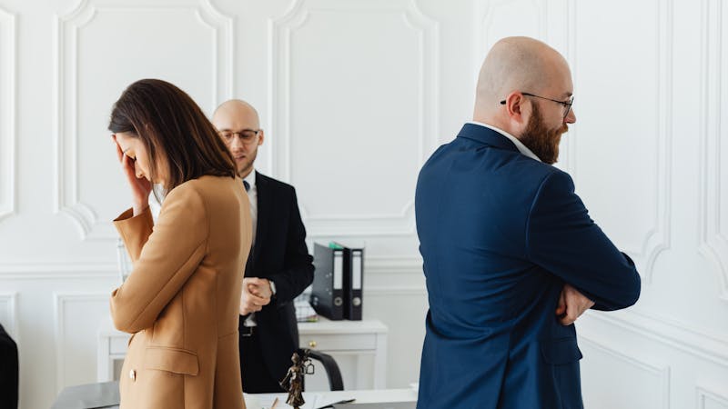 Patient consulting with attorney about surgeon choice